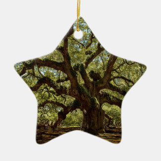 Majestic Angel Oak Ceramic Tree Decoration