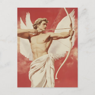 Majestic Angelic Archer - A Symbol of Love and Pas Postcard