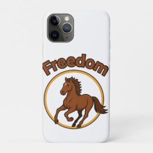 **Majestic Arabian Horse in the Golden Desert** iPhone 11 Pro Case