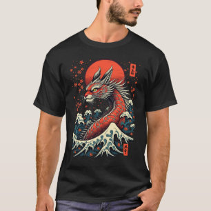 Majestic Artistic Japanese Dragon Spirit Tee
