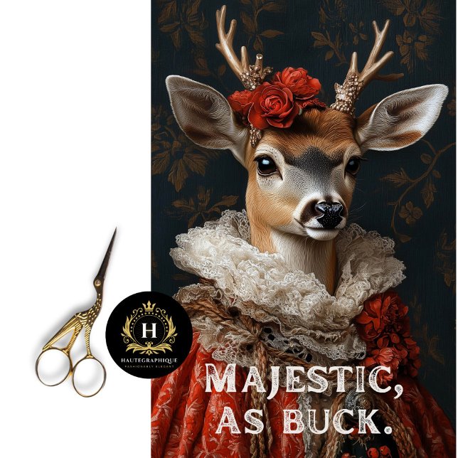 Majestic As Buck Sassy Deer Decoupage Tissue Paper (Creator Uploaded)
