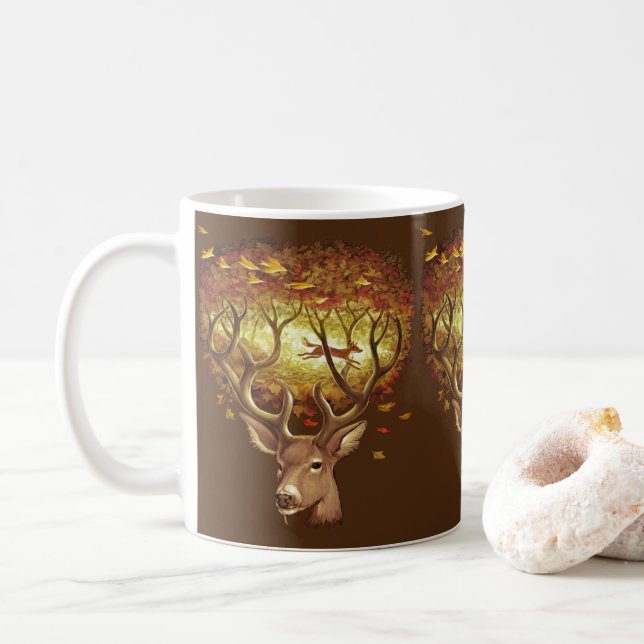 Majestic Autumn Coffee Mug (With Donut)