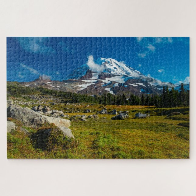 Majestic Autumn Rainier Jigsaw Puzzle (Horizontal)