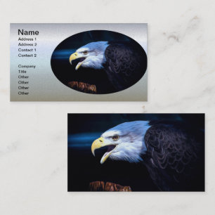 Majestic Bald Eagle Business Card