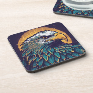 Majestic Bald Eagle Coaster