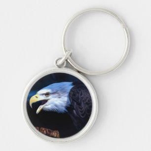 Majestic Bald Eagle Key Ring