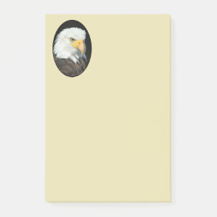 Majestic Bald Eagle Portrait Post-it Notes