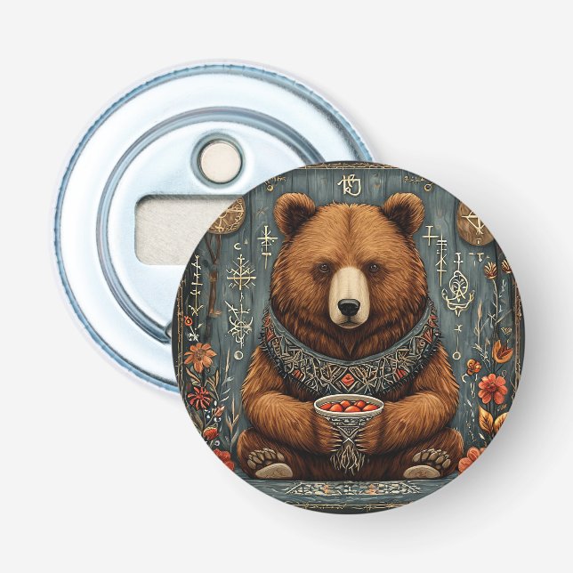 Majestic bear bottle opener (Front)