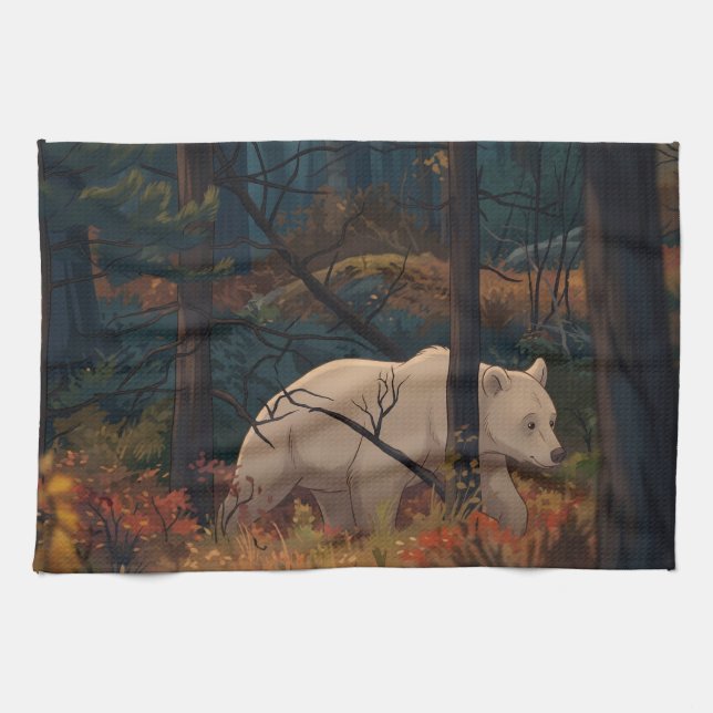 MAJESTIC BEAR TEA TOWEL (Horizontal)