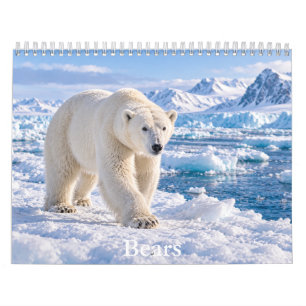 Majestic Bears Wildlife & Nature Calendar