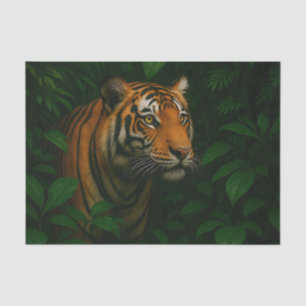 Majestic Bengal Tiger Jungle Portrait Wildlife Tissue Paper