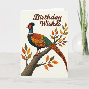 Majestic Bird Birthday Wish Card