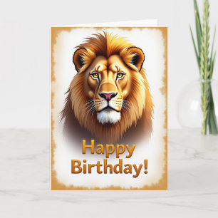 Majestic Birthday Mane Card