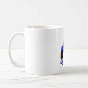 Majestic Black Horse Silhouette Coffee Mug