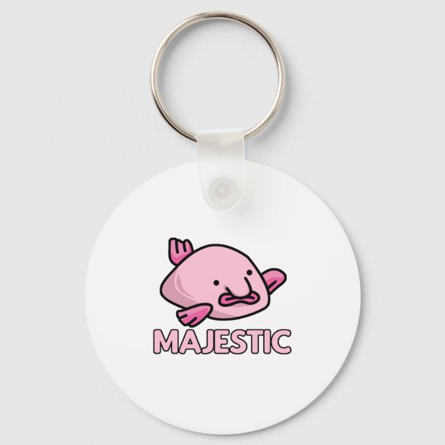 Majestic Blobfish Key Ring (Front)