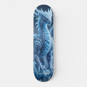 Majestic Blue Ice Dragon  Skateboard