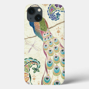 Majestic Blue Peacock iPhone 13 Case