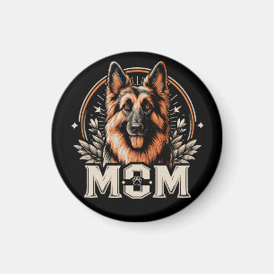 Majestic Bond: Gee Vaucher German Shepherd Dog Mum Magnet