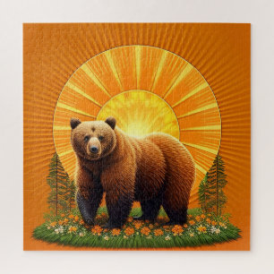 Majestic Brown Bear  Jigsaw Puzzle