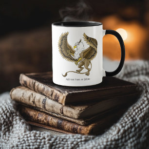 Majestic Brown Fantasy Griffin Mythical Gryphon Mug