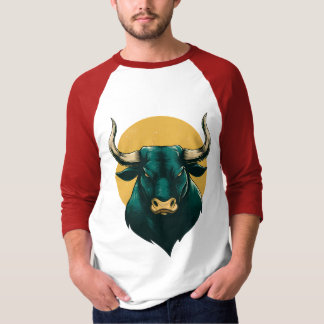 Majestic Bull Head Graphic T-Shirt – Bold Strength