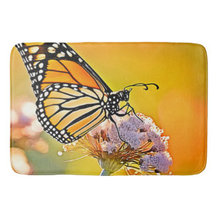 Majestic Butterfly Close Up Design Bath Mat