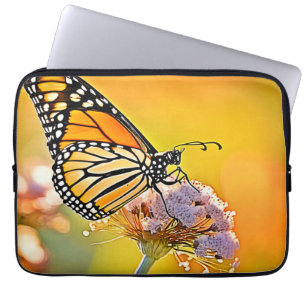 Majestic Butterfly Close Up Design Laptop Sleeve