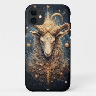 Majestic Capricorn Zodiac Art iPhone 11 Case