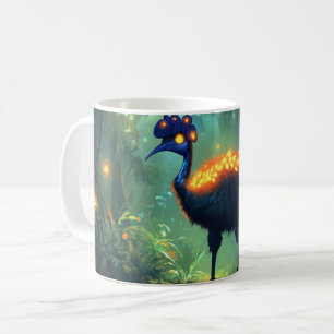 Majestic cassowary bird coffee mug