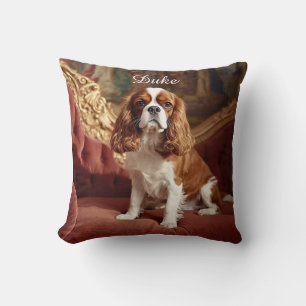 Majestic Cavalier King Charles Personalized Cushion