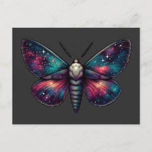 Majestic Celestial Moth - Space Mystic Postcard