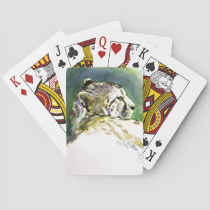 Majestic Cheetah Playing Cards