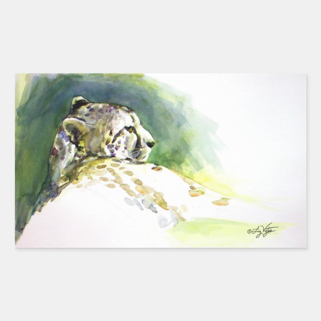 Majestic Cheetah Sticker (Front)