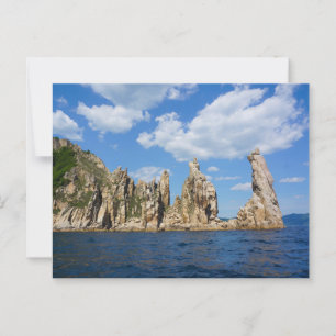 Majestic Coastal Spires – Triozyorye, Sea of Japan Postcard