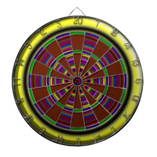Majestic Colours Metal Cage Dartboard