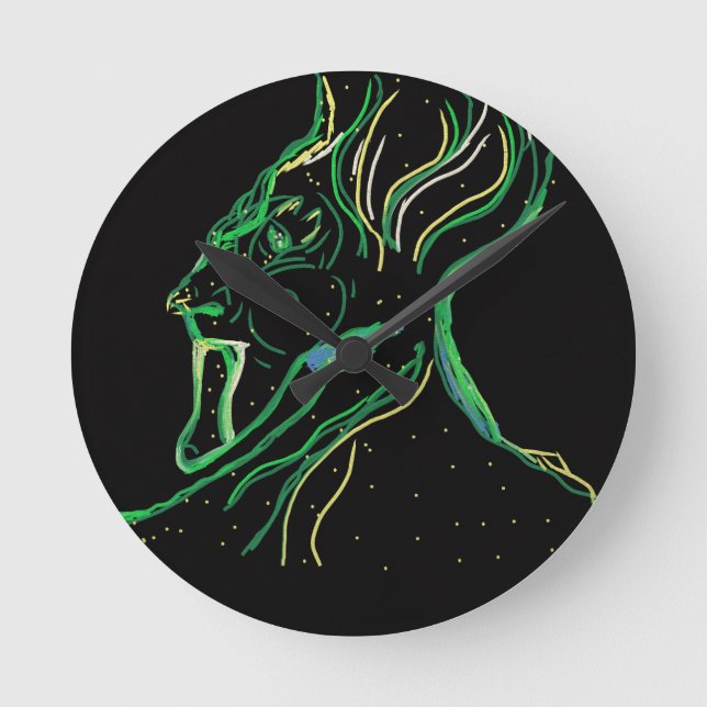 Majestic Constellation  Round Clock (Front)