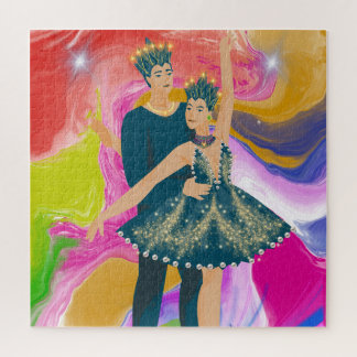 Majestic Dance of Colours Jigsaw Puzzle
