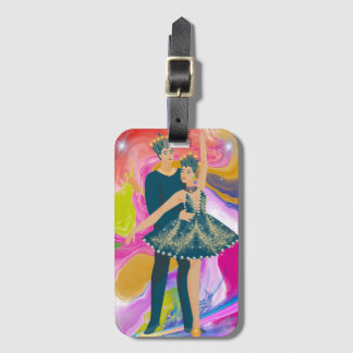 Majestic Dance of Colours Luggage Tag