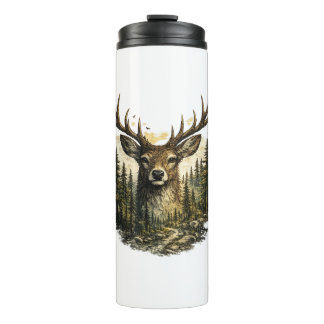 Majestic Deer Forest Adventure Nature/ Watch Thermal Tumbler