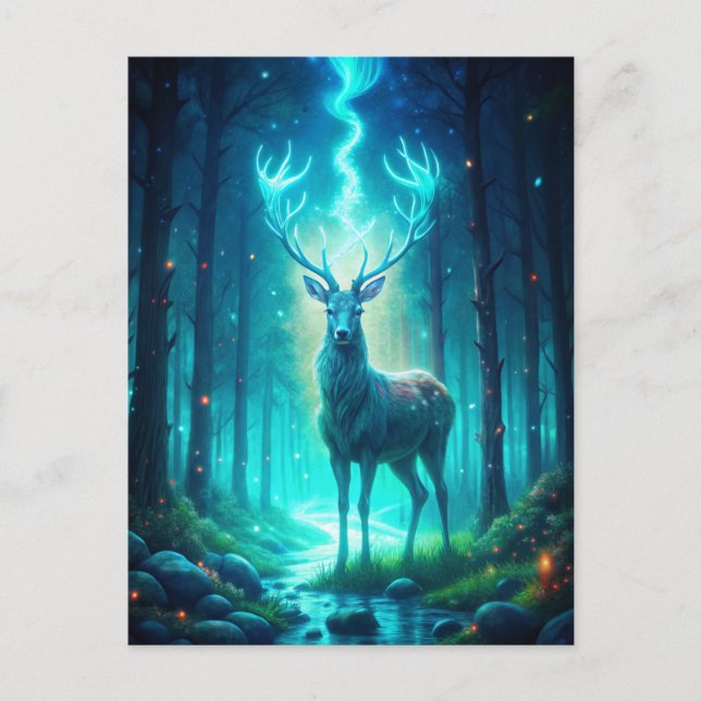 Majestic Deer Postcard (Front)