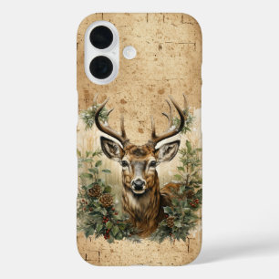 Majestic Deer with Horns Woodlands Nature iPhone 16 Case