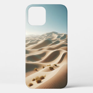 Majestic Desert Sand Dunes Landscape - Warm Beige  iPhone 12 Case