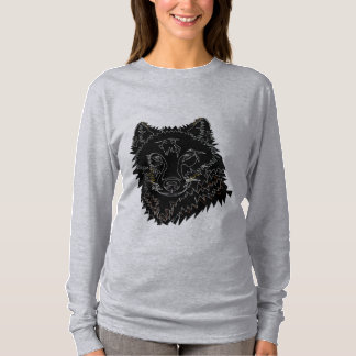 Majestic Desert Wolf: Symbol of Power & Wisdom T-Shirt