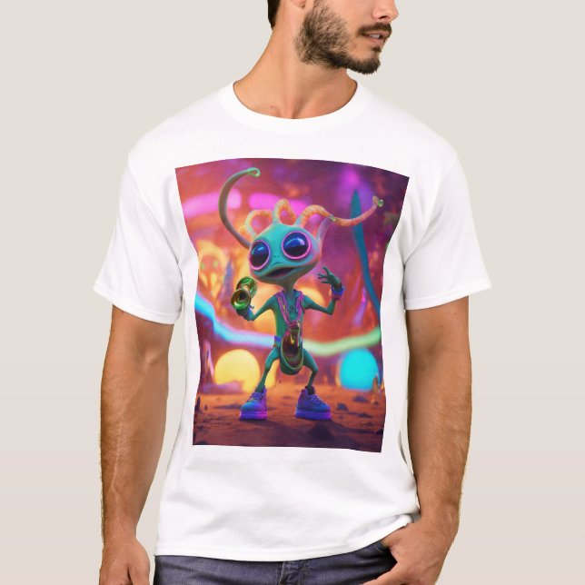 Majestic Dragon Breathing Fire T-Shirt Design. (Front)