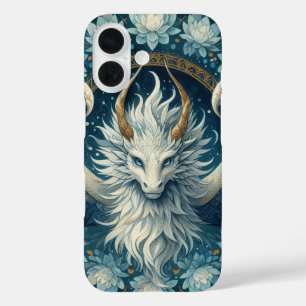 Majestic Dragon Mandala Floral iPhone 16 Case