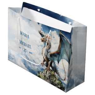Majestic Dragon Medium Favour Bag Celtic Wedding