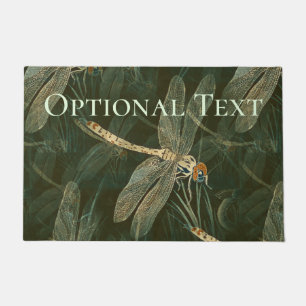 Majestic Dragonfly Pattern  Doormat