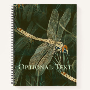 Majestic Dragonfly Pattern  Notebook