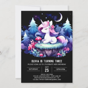 Majestic Dreamy Horse Birthday Invitation