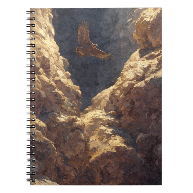 Majestic Eagle Canyon Flight Notebook (Front)